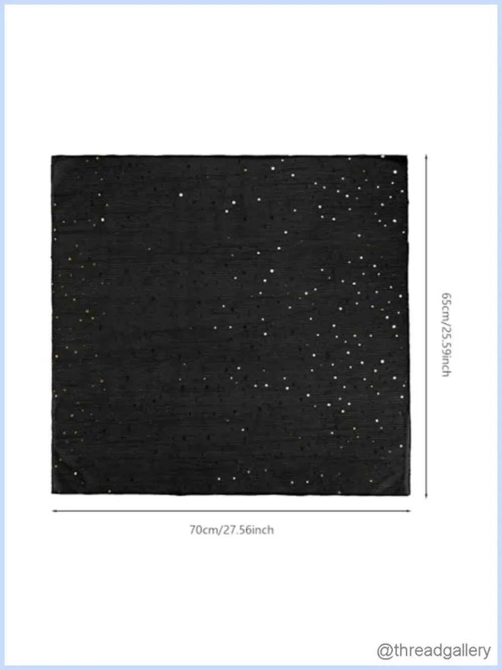 Sequin Square Scarf for Women, Sparkly Soft Headscarf for Daily Wear